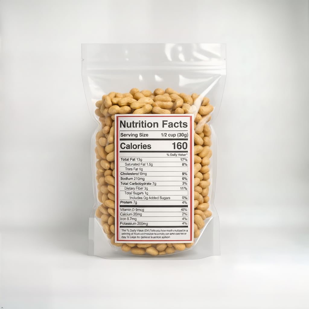 2LB Natural Unsalted Peanuts in Shell K69885