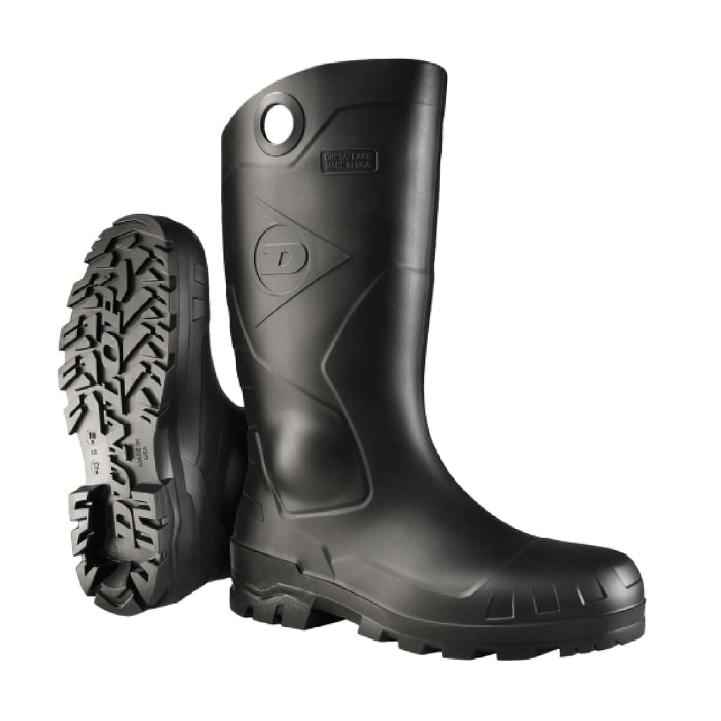 Black Rubber Boots L8166