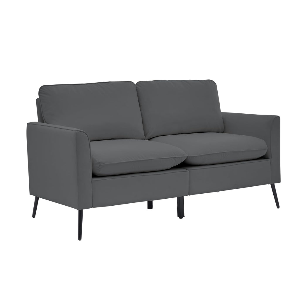 Light Gray 2 Seater Loveseat Sofa I9254