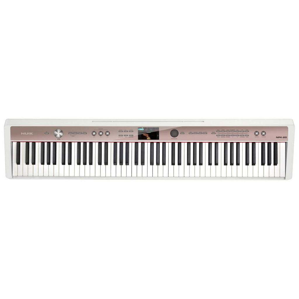 White 88-Key Portable Digital Piano U9810