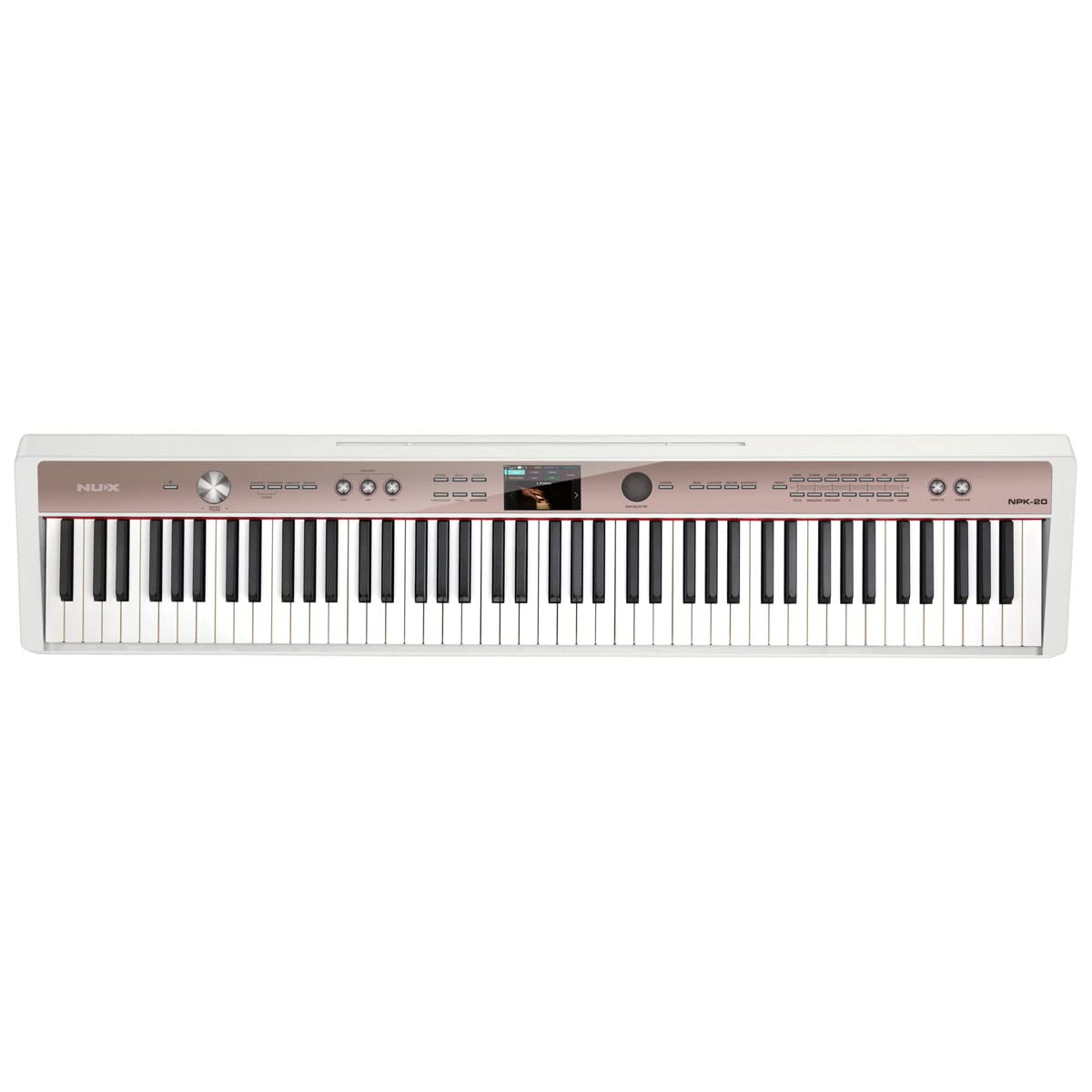 White 88-Key Portable Digital Piano U9810
