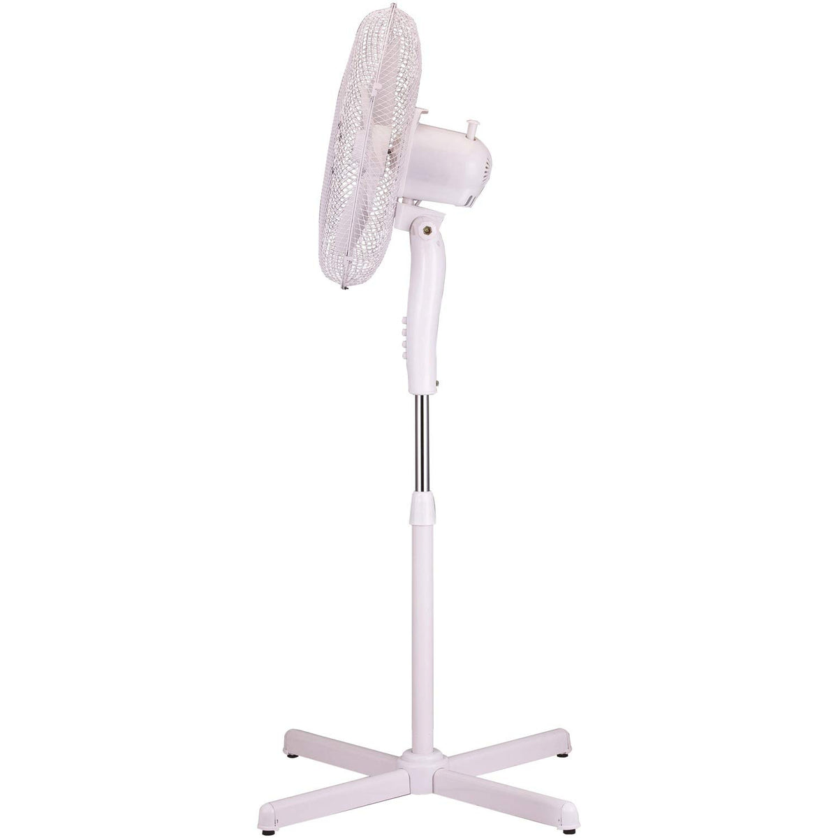 White 16-inch 3-Speed Oscillating Stand Fan Z49924