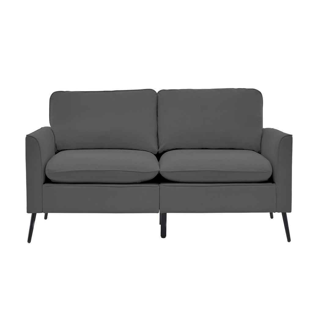 Light Gray 2 Seater Loveseat Sofa I9254