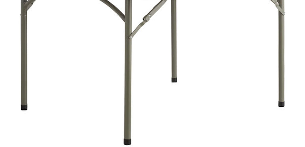 72-Inch Round Granite White Plastic Folding Table F389
