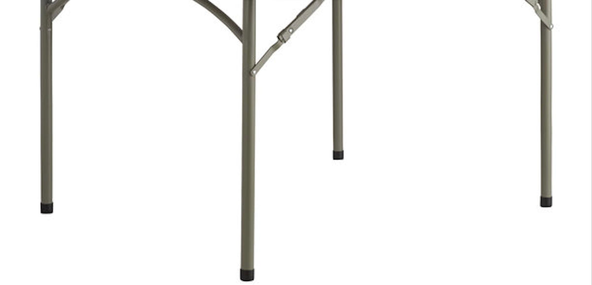 72-Inch Round Granite White Plastic Folding Table F389
