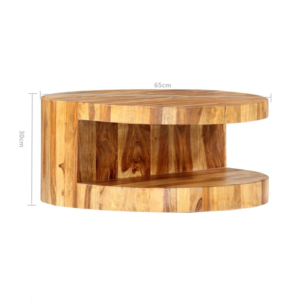 Solid Sheesham Wood Coffee Table S9609