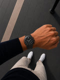 Black Gold Stainless Steel Quartz Watch K487