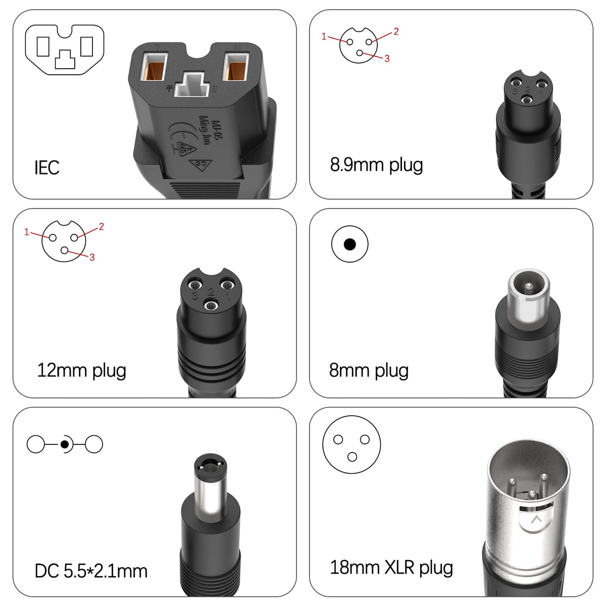 54.6V 2A Electric Bike Charger for 48V Lithium Battery O221315