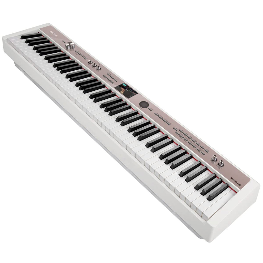 White 88-Key Portable Digital Piano U9810