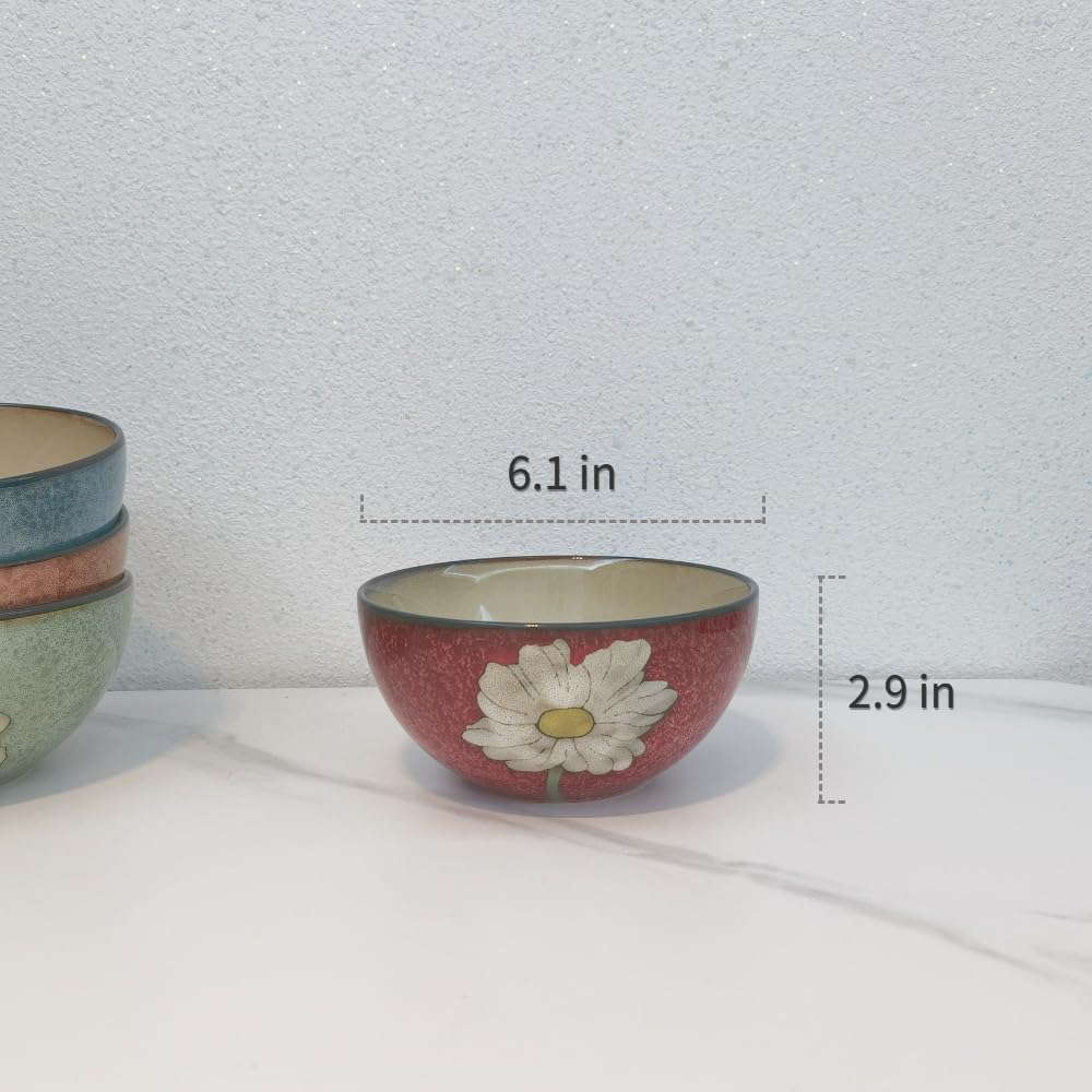 28oz Ceramic Bowl Set of 4 N30118