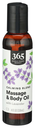Massage & Body Oil with Lavender, 4 Fl Oz J936182