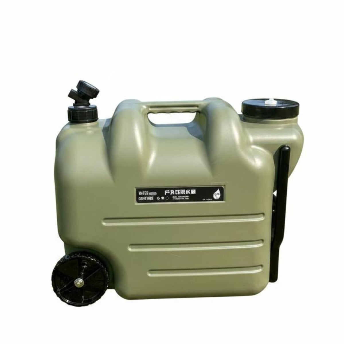 Portable Water Dispenser with Faucet Wheels Large Capacity C540445
