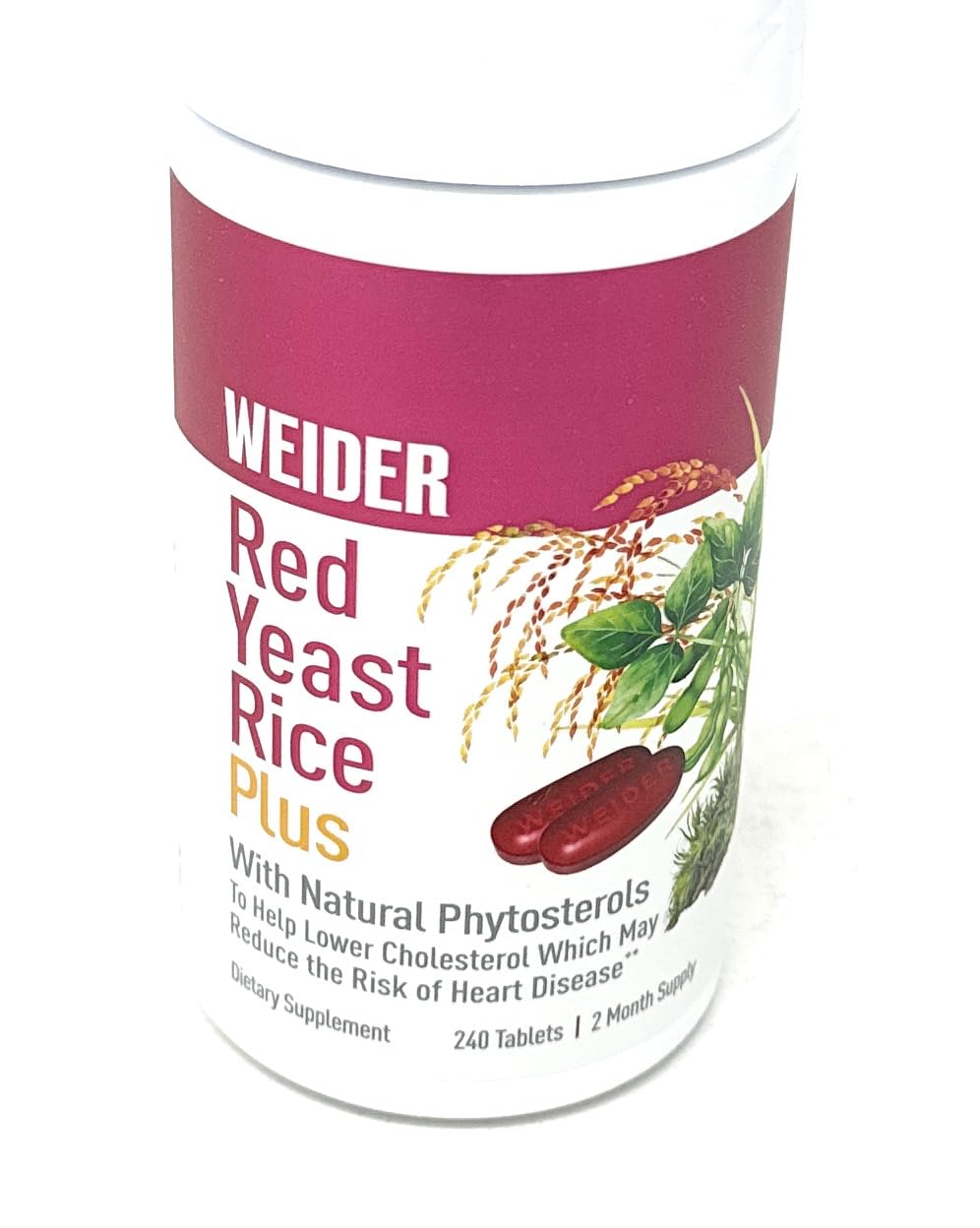 Red Yeast Rice 1200 mg 240 Tablets O878469