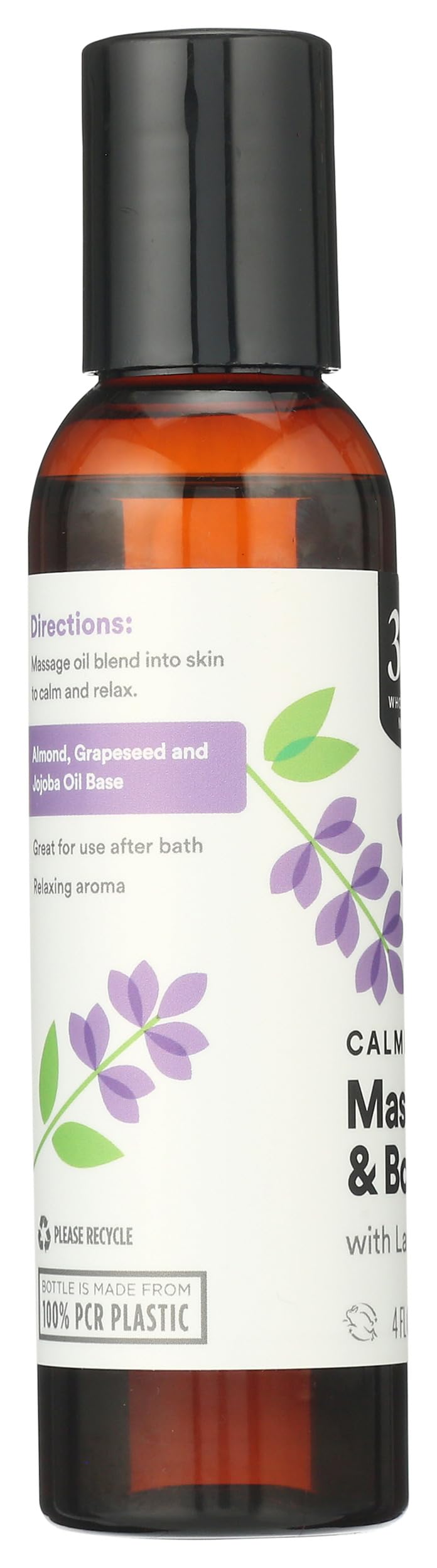 Massage & Body Oil with Lavender, 4 Fl Oz J936182