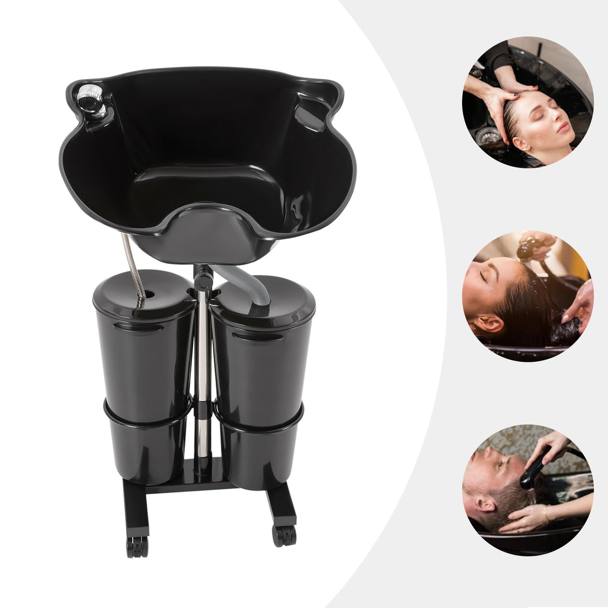 Portable Shampoo Bowl with Electric Pump A143808