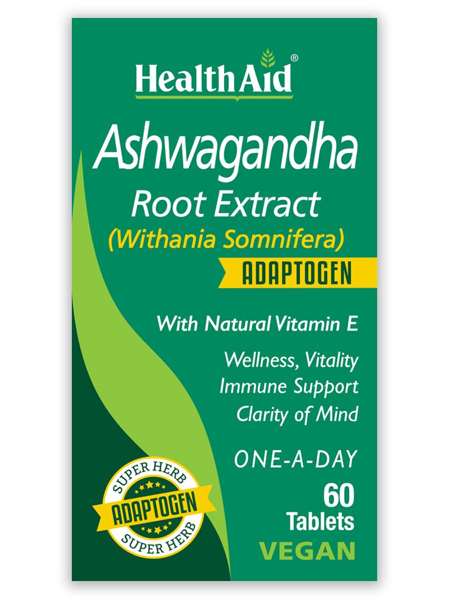 Ashwagandha 350 mg Vegan Standardized Root Extract 60 Tablets K1859