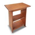 Slim Cherry End Table with Shelves J2898