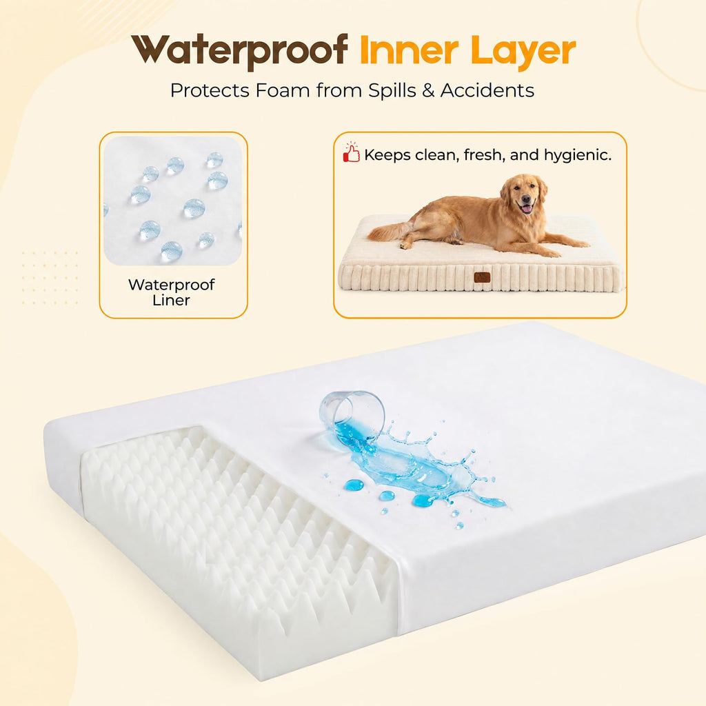 Waterproof Washable Orthopedic Dog Bed J1326
