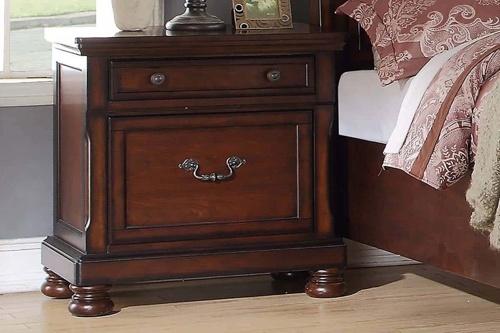 California King Bed Frame Antique Cherry G6811