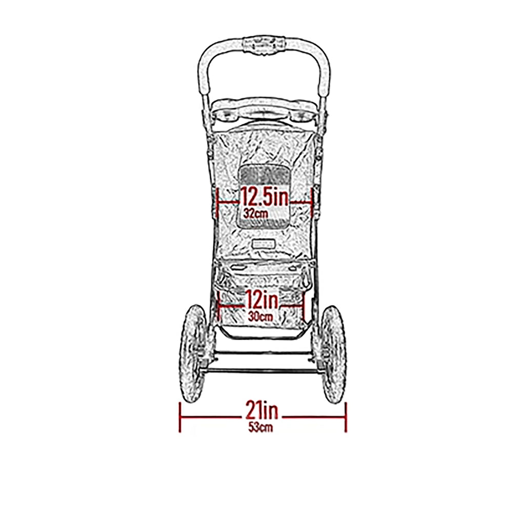 Spotted Pet Stroller T743318