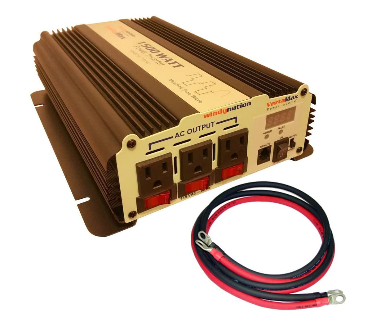 300 Watt Monocrystalline Solar Panel Kit with 1500W Power Inverter and 200ah AGM Battery T602