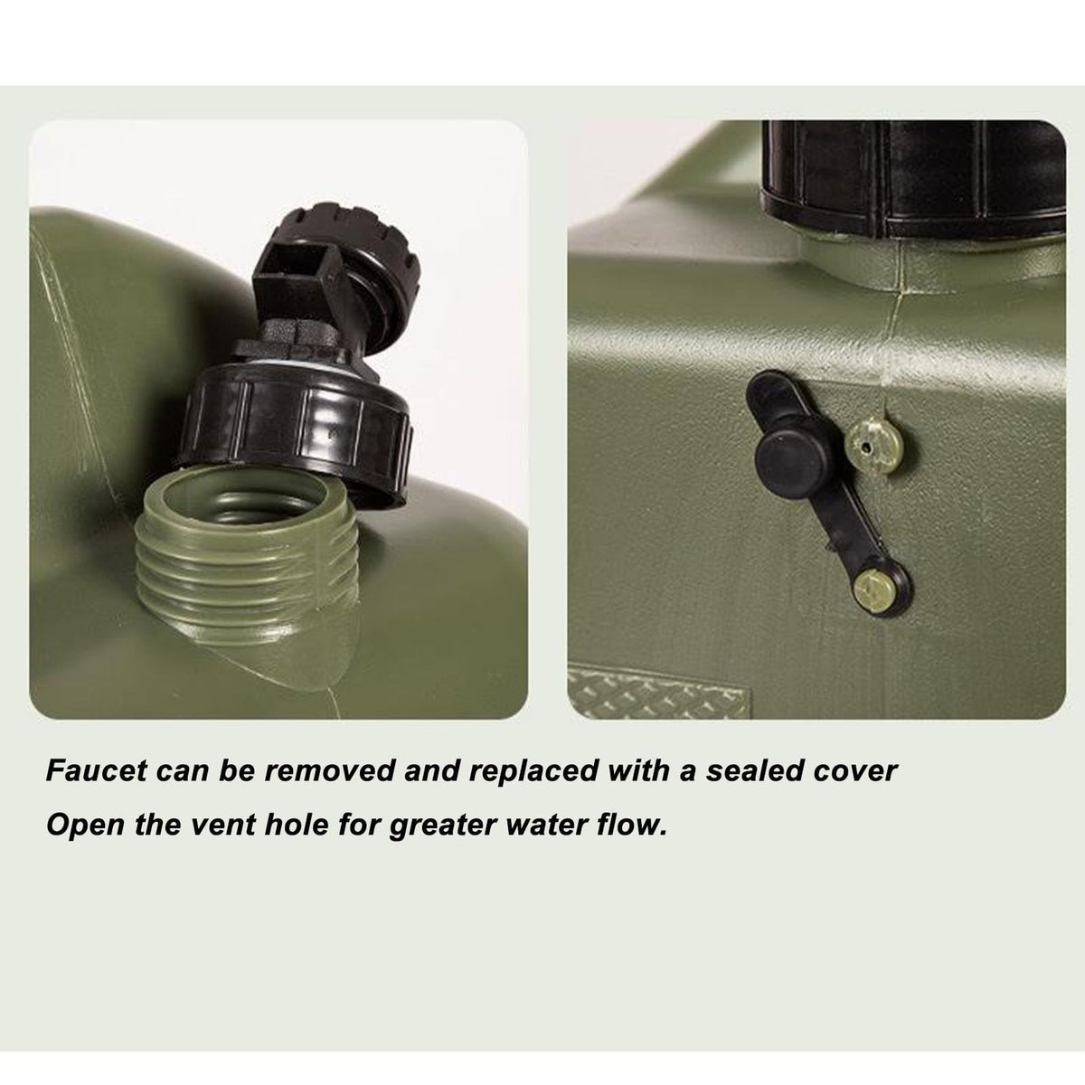 10L Portable Water Canteen with Faucet G774013