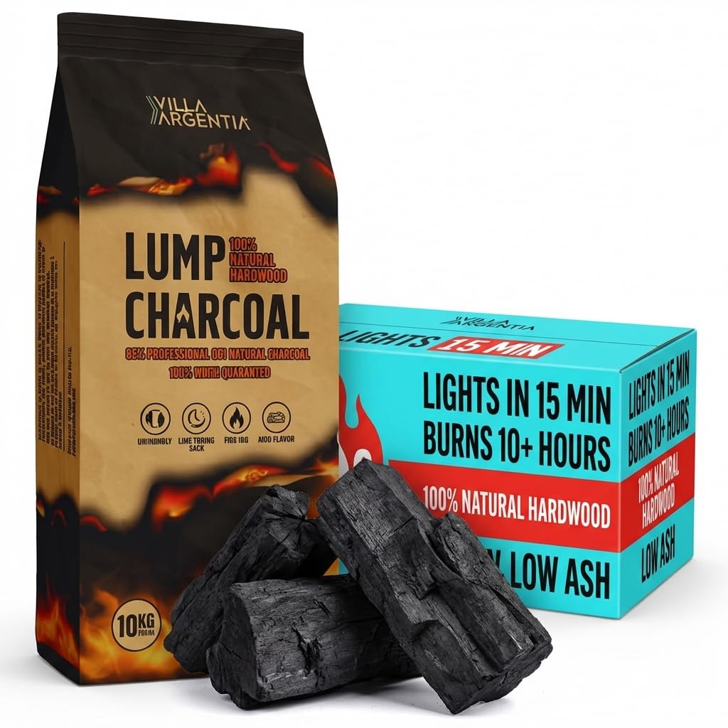 Hardwood Lump Charcoal 18 lb All Natural BBQ Grill Smoker Wood Charcoal L8359