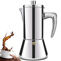 12 Cup 304 Stainless Steel Moka Pot Stovetop Espresso Maker 600ml F25126