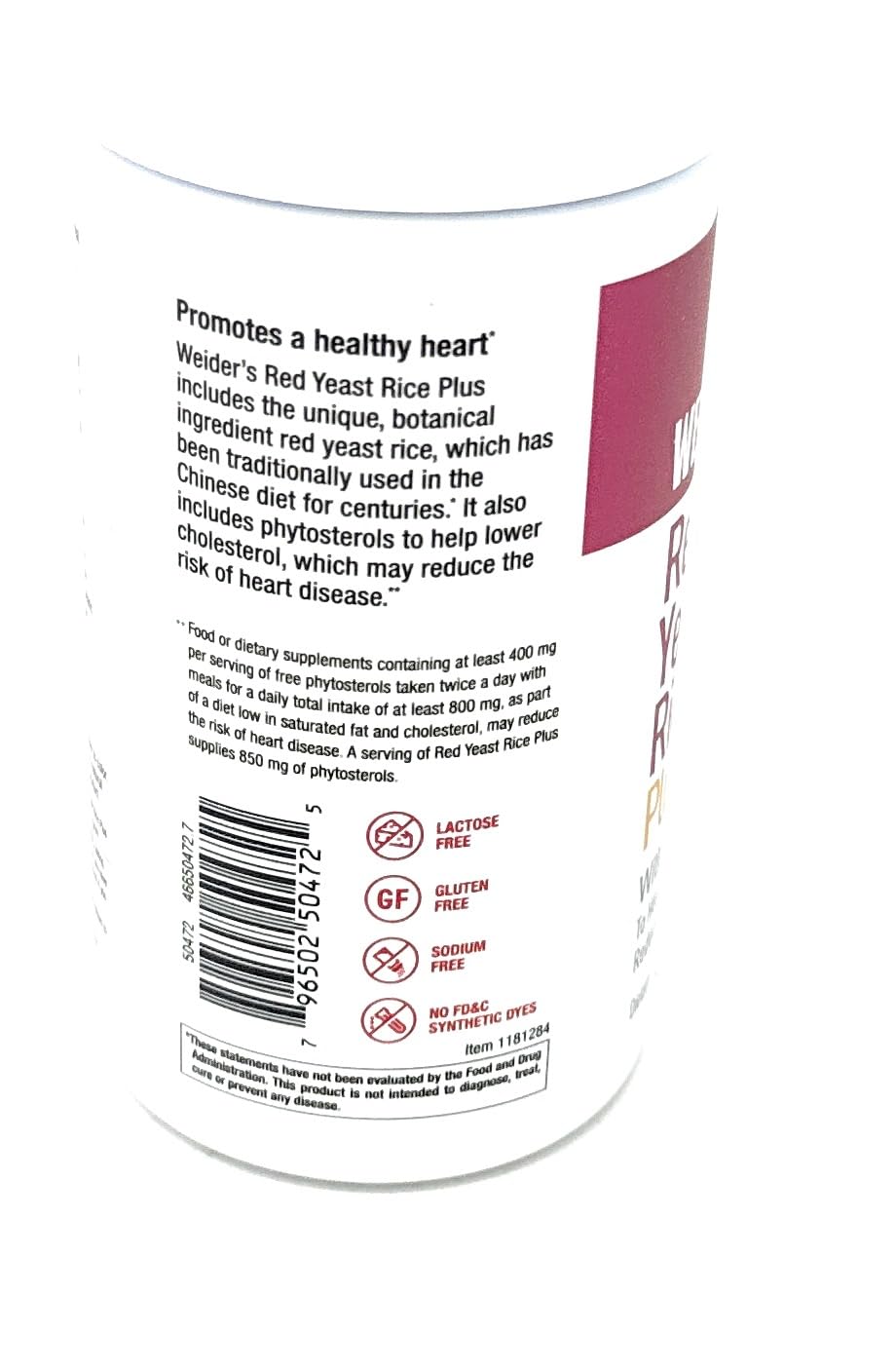 Red Yeast Rice 1200 mg 240 Tablets O878469
