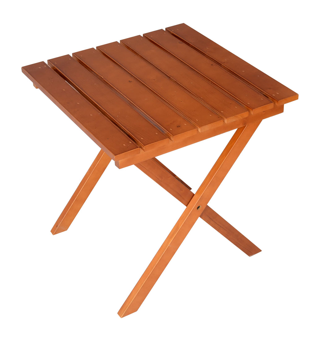 Solid Cedar Adirondack Extra Wide Chair with Folding Table K476