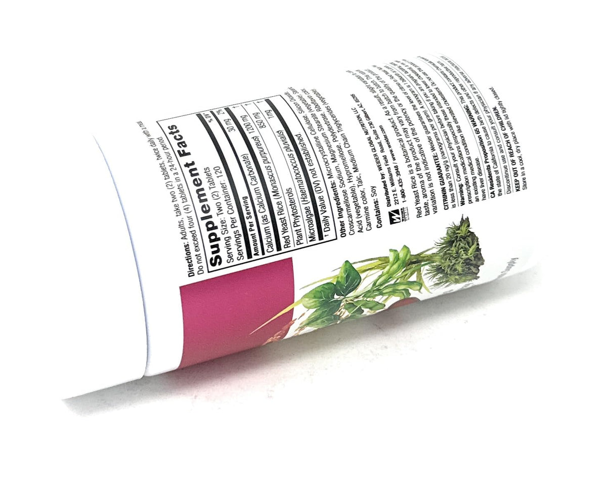 Red Yeast Rice 1200 mg 240 Tablets O878469