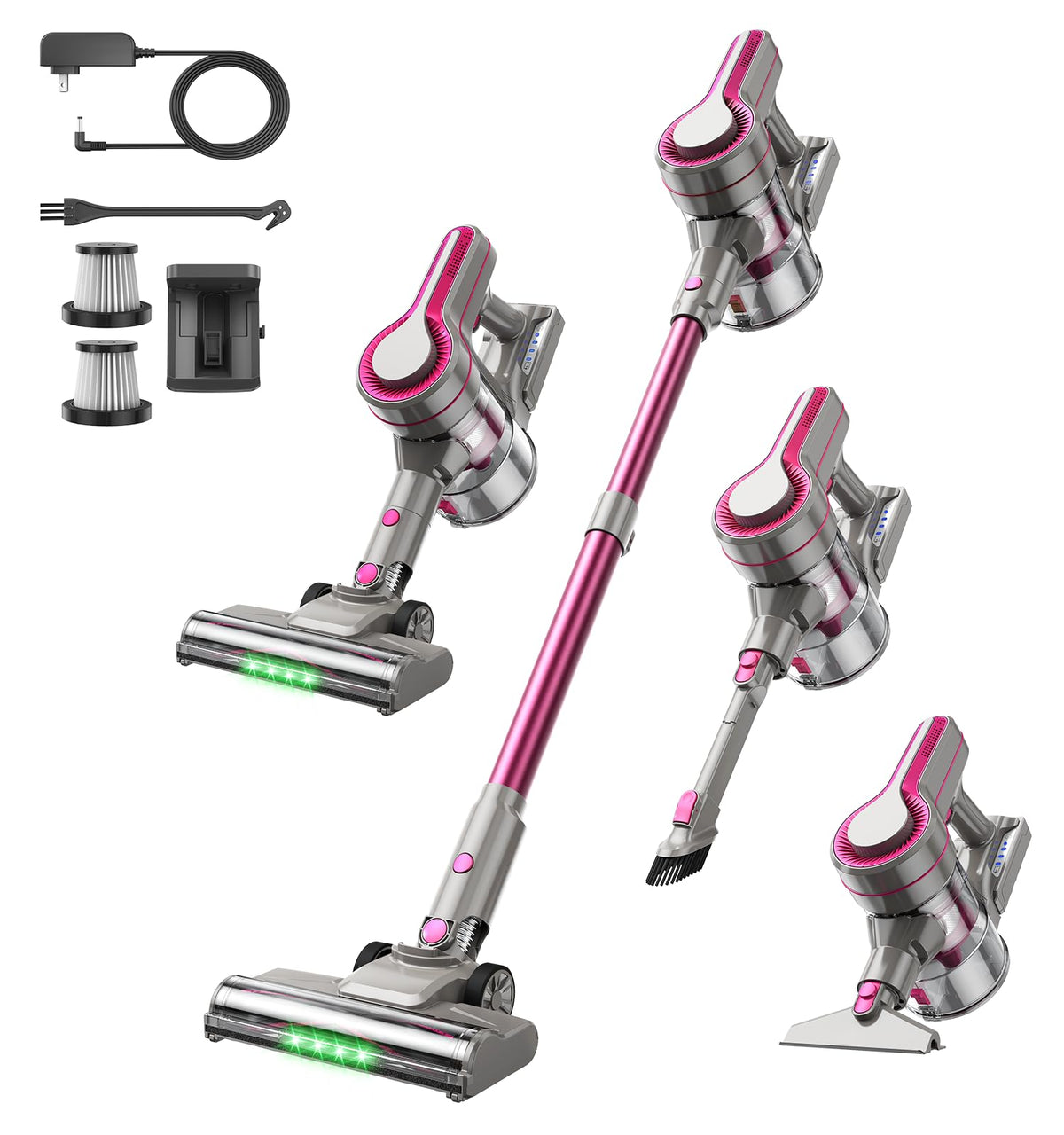 600W/50Kpa Cordless Stick Vacuum Cleaner H456