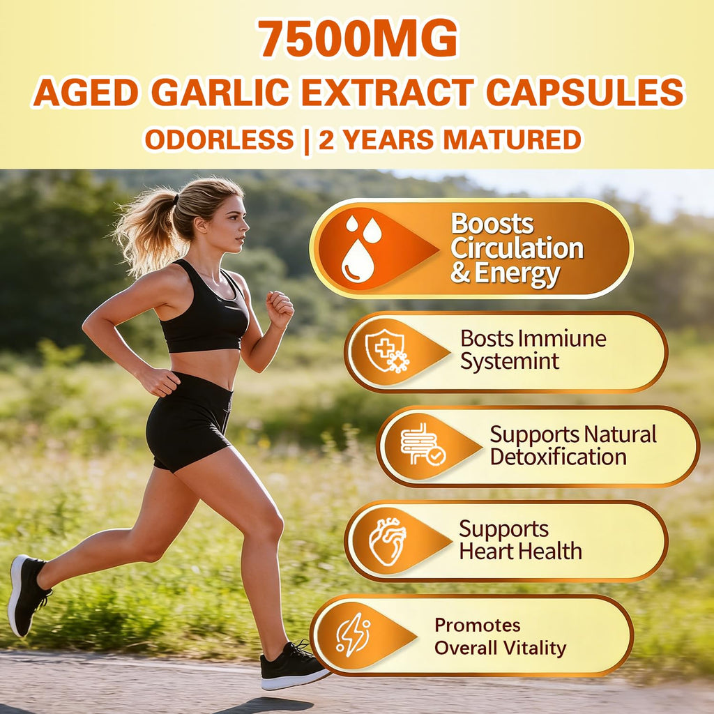 Odorless Organic Aged Garlic Extract Softgels 300 Count G779822
