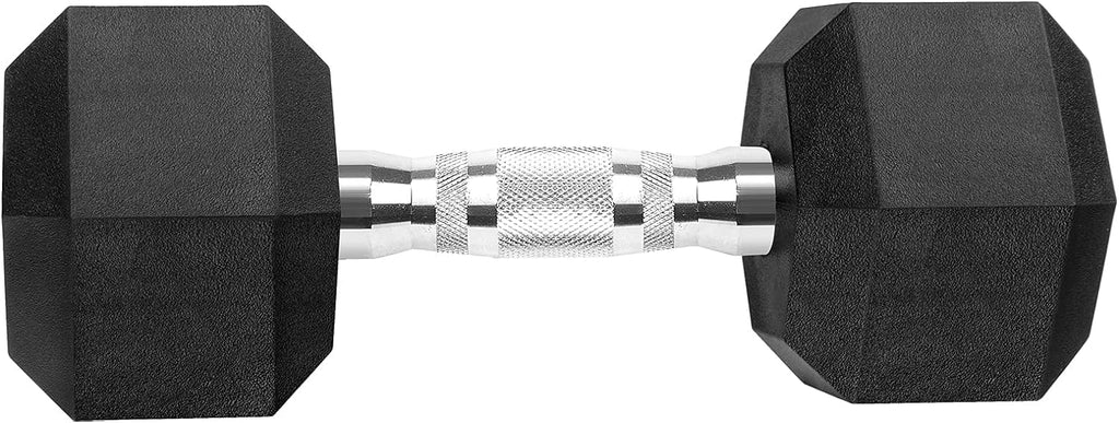 Rubber Coated Cast Iron Hex Dumbbells I7882