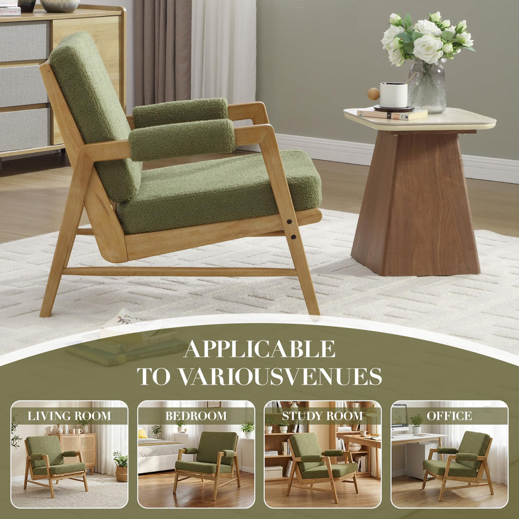Boucle Upholstered Accent Chair Set of 2 D367586