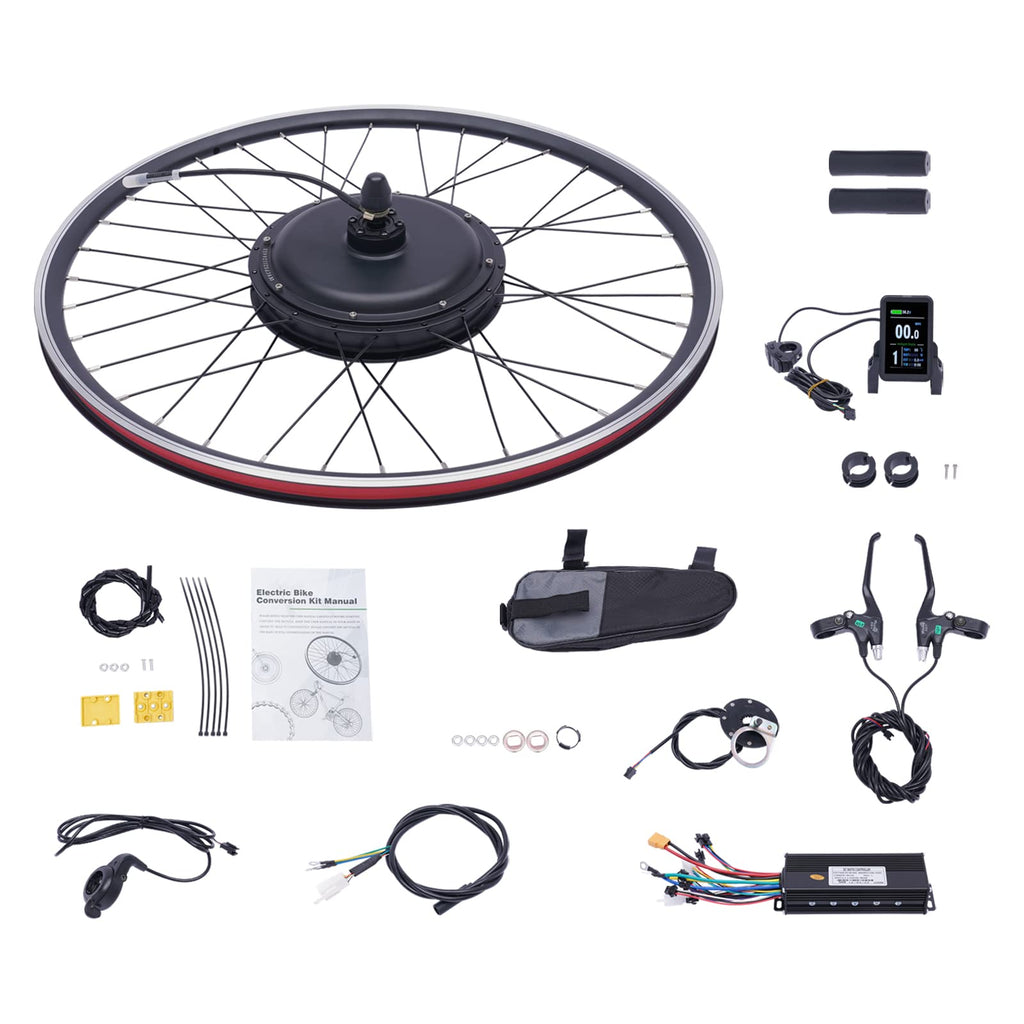 48V 1000W E-Bike Conversion Kit with Display Brushless Gearless Motor K716