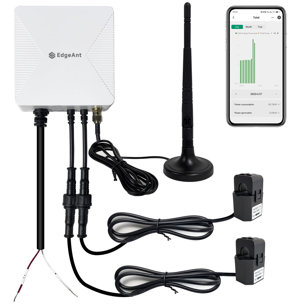 WiFi Energy Monitor with 2 * 80A Clamps J708005