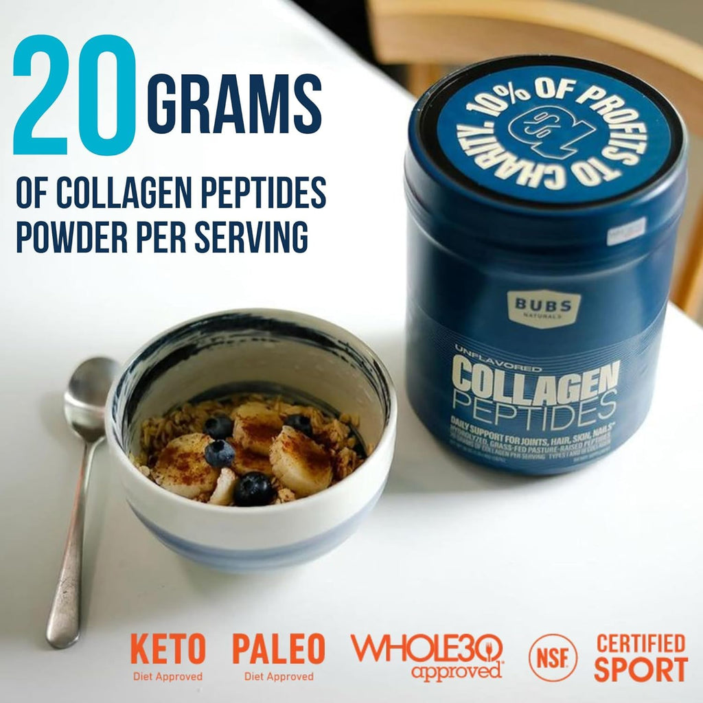 Unflavored Collagen Peptides Powder 10oz H518