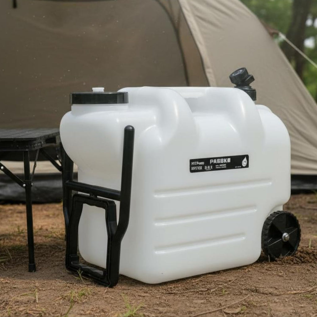 Portable Water Dispenser with Faucet Wheels Large Capacity C540445