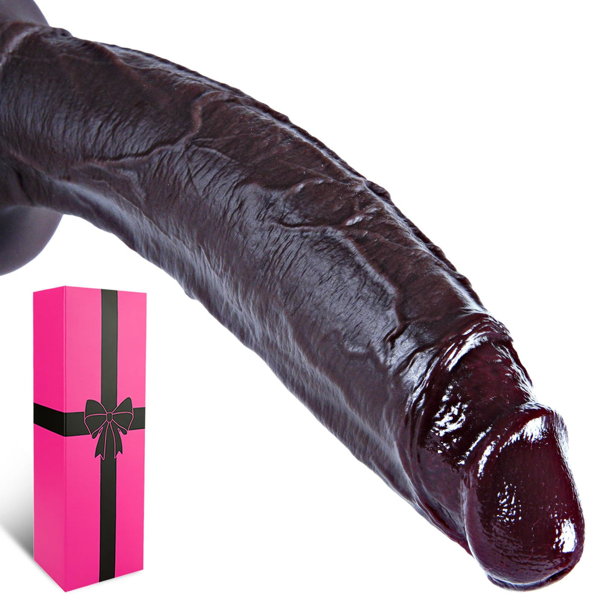 10.6" Dual Density Silicone Dildo Suction Cup U5610