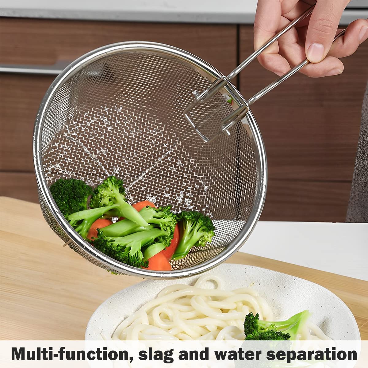 Stainless Steel Deep Fry Basket with Detachable Handle D765964