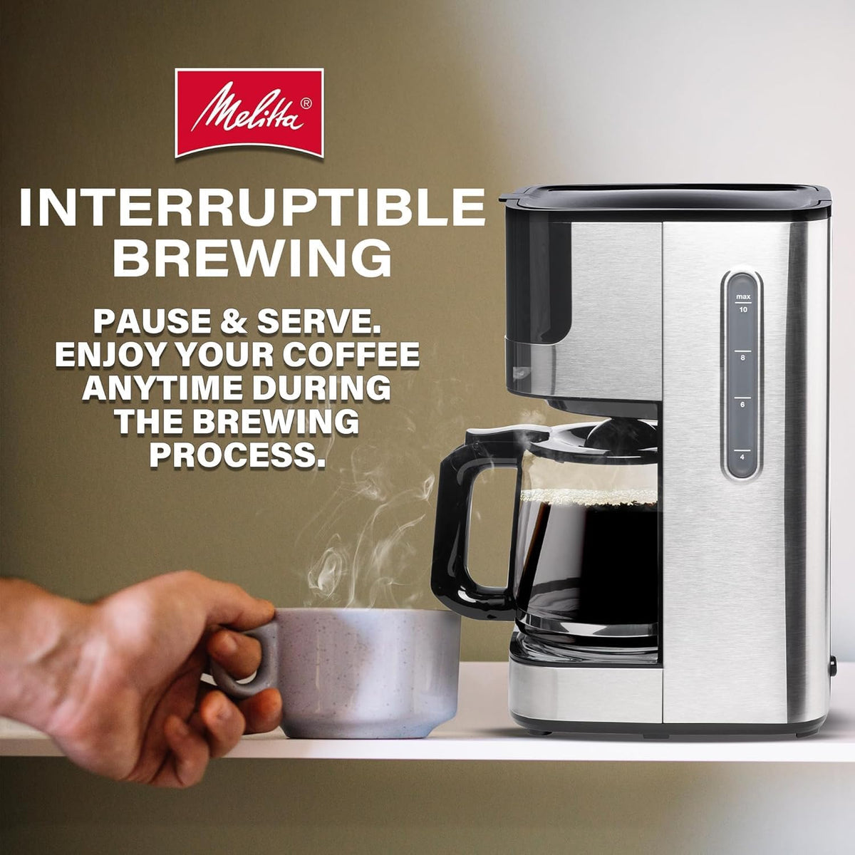 Glass 10-Cup Drip Coffee Maker A901947