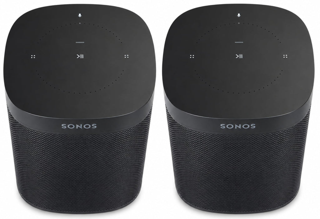 Black Voice Controlled Smart Speaker 2-Pack S51861