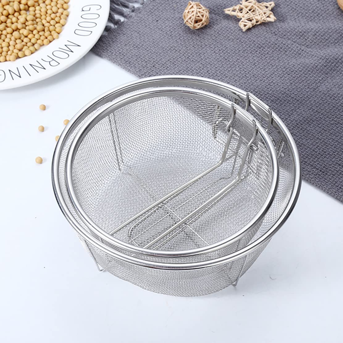 Stainless Steel Deep Fry Basket with Detachable Handle D765964