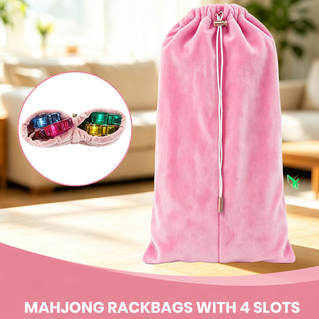 Mahjong Rack Storage Bag with 4 Dividers E800643