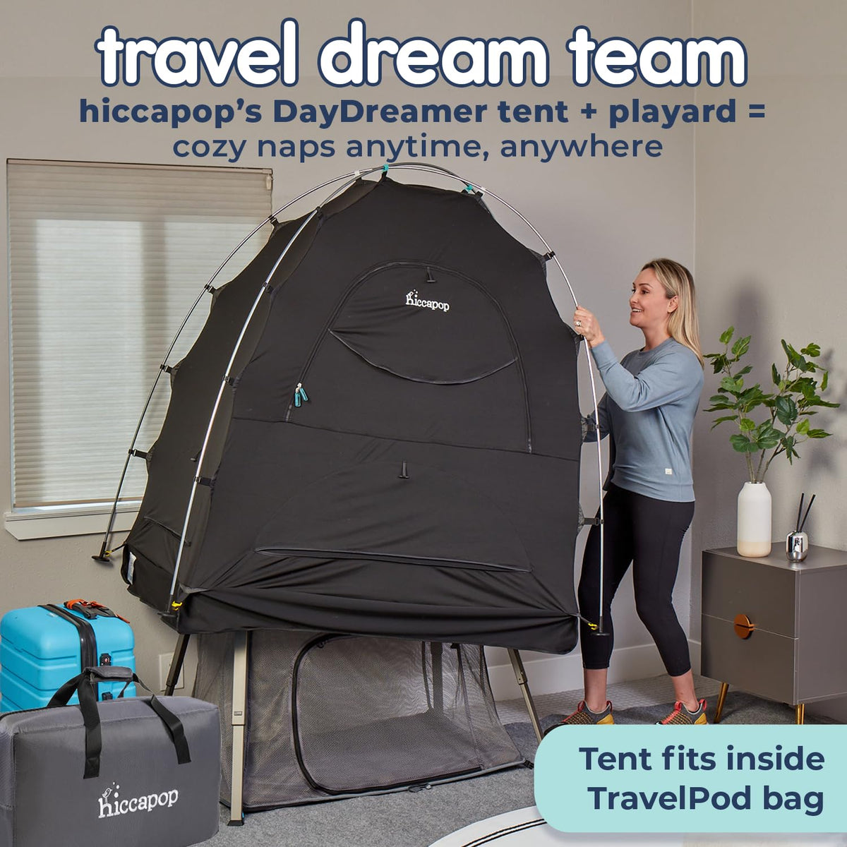 Portable Travel Crib with Carry Bag N374480