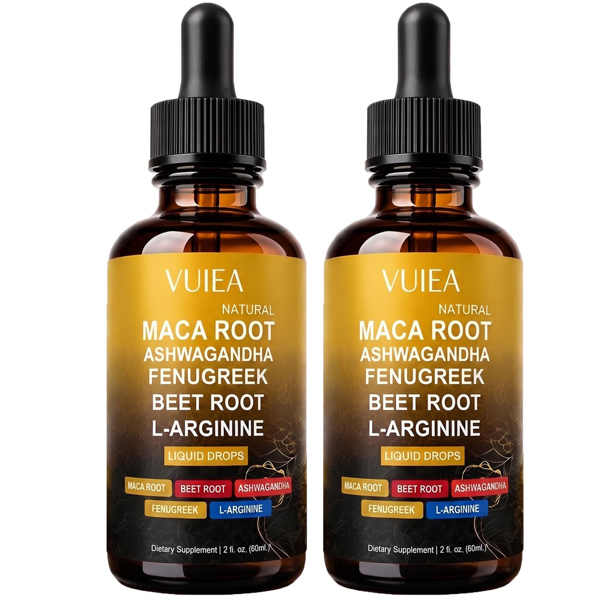 Liquid Maca Root Supplement with Ashwagandha, Fenugreek & Beet Root M319