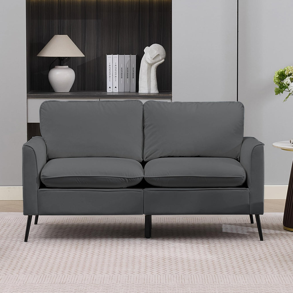 Light Gray 2 Seater Loveseat Sofa I9254