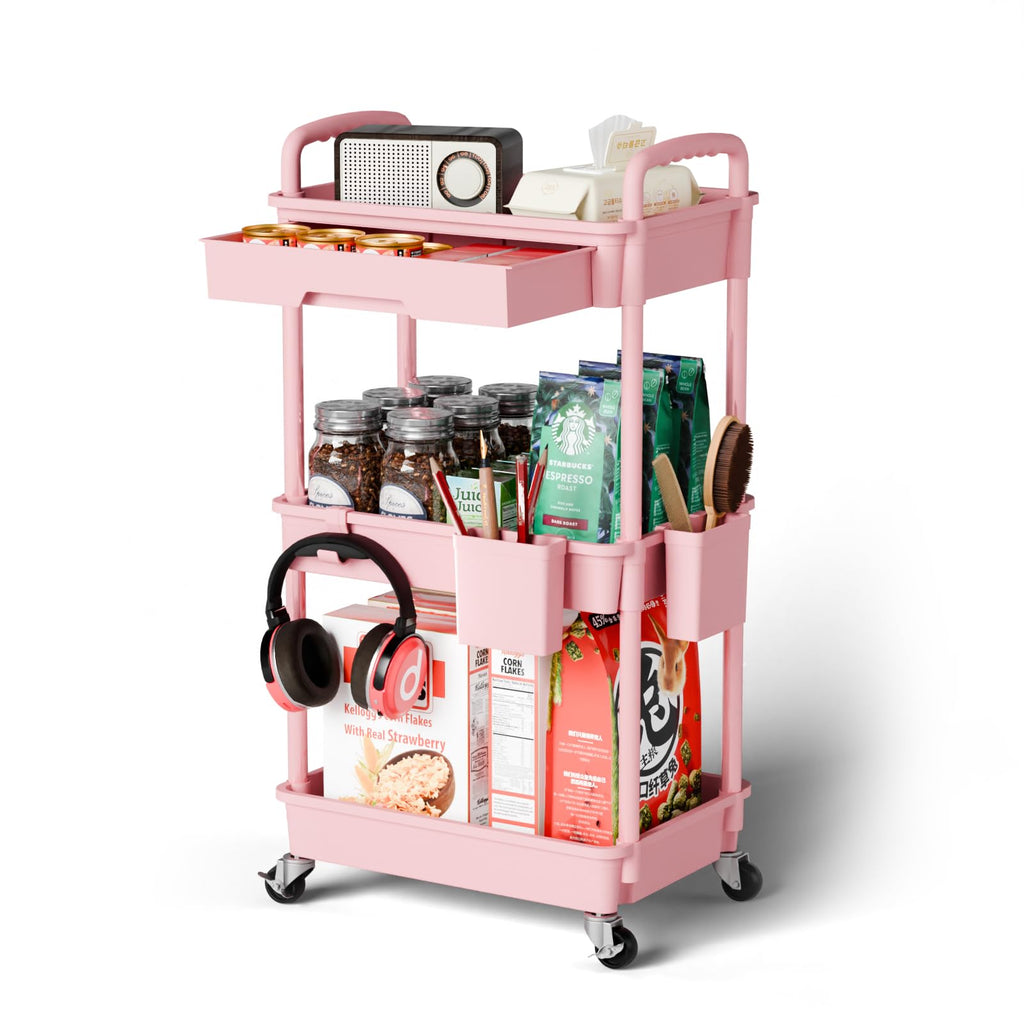3 Tier Rolling Cart with Wheels U593