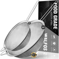 Large Fine Mesh Stainless Steel Strainer Set of 2 N6210